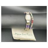 Main Line Time Wrist Watch & Matching Bracelet