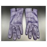 Merona Purple Leather Lined Gloves