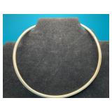 Sleek Sterling Collar Necklace