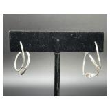 Hand Crafted Spiral Design Earrings