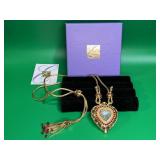 NIB Elizabeth Taylor The Shah Jehan Heart Pendant