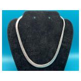 Sterling Herringbone Necklace
