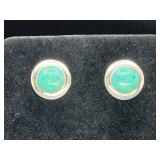 DTR - Jay King Sterling/Turquoise Earrings