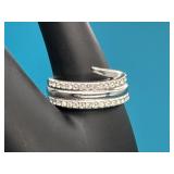 Disney Swarovski Crystal Crossover Band Ring