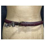 New Size 34 Danbury Cordovan Leather Belt
