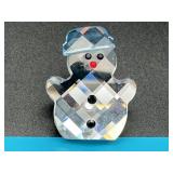 Swarovski Crystal "Simon the Snowman"  Stick PIn