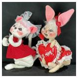 Two Annalee Valentineï¿½s Day doll