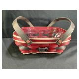 Longaberger Santa Belly Woven Basket