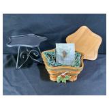 Longaberger Green Christmas Little Star Basket