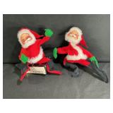 Two Annalee Sannta Clus Dolls from 1960