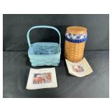 Longaberger Pride Bank & Lunch Box Basket