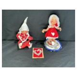 Vintage Annalee "Sweetheart Girl" & Elf