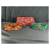 2 Longaberger Basket Garters & a Liner