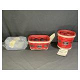 2 Longaberger "Santa Belly Baby" Baskets