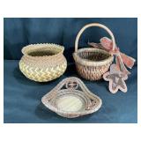Pine Needle, willow gathering & Tarahumara Baskets