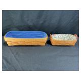 2002 & 1997 Longaberger Cracker Baskets