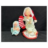 Annalee Kid with Milk & Cookies 7 Baby in Blanket