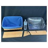 Longaberger Large Desktop Organizer Basket