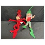 Annalee Christmas Elf Dolls