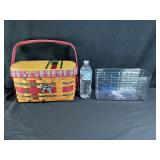 Longaberger Christmas Coll. "Wrap It Up" Basket