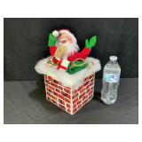 Annalee Santa Claus in Chimney Collectible