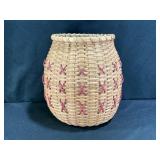 Hand-woven potbelly-style Basket 2012