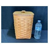 Longaberger Tall Basket with Wood Lid