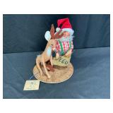 Annalee "Santa Feeding Reindeer"