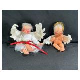 Annalee Christmas angel and cherub dolls
