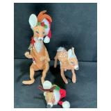 3 Annalee Mobilitee Christmas reindeer