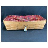 2004 Longaberger Hand Woven Bread Basket