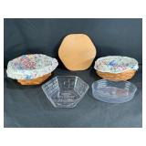 Longaberger Generations hexagon & Little Keepsake