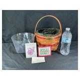 Longaberger Christmas Coll. Jingle Bell Basket