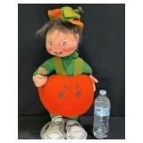 Vintage Annalee Halloween "Pumpkin Kid"