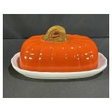 Pumpkin SHaped Butter Dish