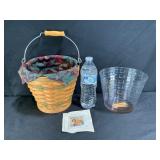 Longaberger 2002 Autumn Pail Basket