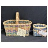 2 Handmade Baskets By MAD & Bertlshofer