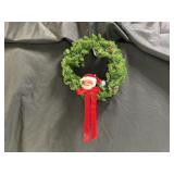 1992 Annalee Santa Clause Christmas Wreath