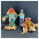 2 Annalee Halloween Autumn Scarecrow Dolls