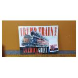 Official Bob Coronato "Trump Train" 2024 Tin Sign