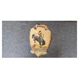 Official Bob Coronato "Arrowhead Rodeo" Tin Sign