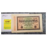 1923 29,000 German Mark
