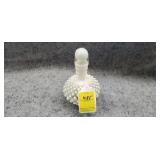 Vintage Fenton Blue Hobnail Bottle w/Stopper