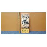 Official Bob Coronato Goldrush Days Tin Sign Rare