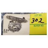 Vintage NOS Pistol Expert Pin