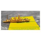 Battleship Military Pin