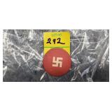 NA21 Clay Poker Chip-Swastika