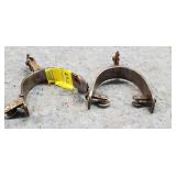 Pair Prison Made Spurs Silver Mounted