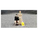 Antique Victorian Couple Figurine