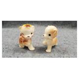 Pair of Puppy Figurines